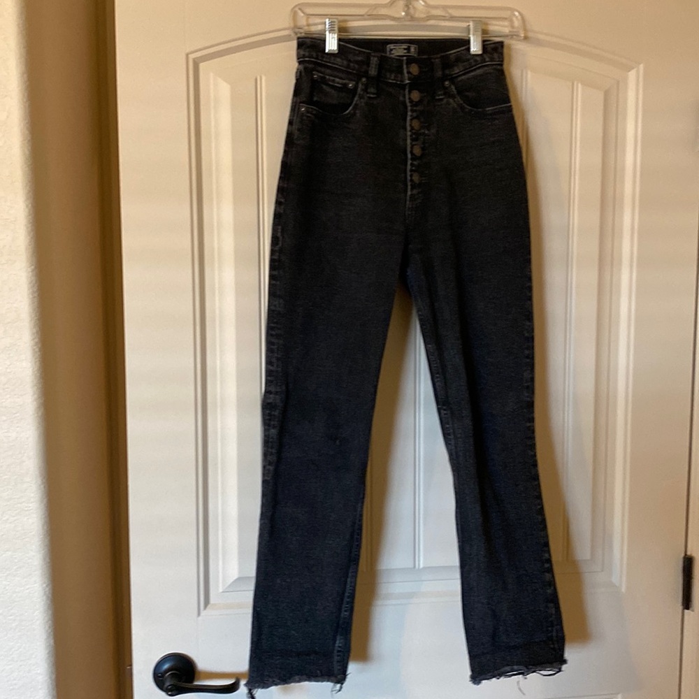High Rise Straight Jeans - Picture 2 of 6
